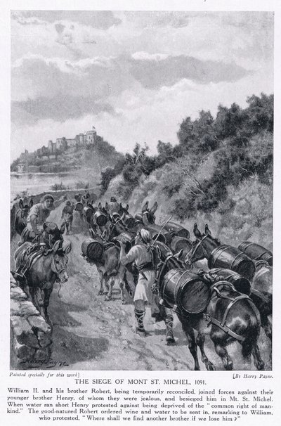 The Siege of Mont St Michel by Henry A. Payne